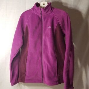 Purple plum Columbia fleece jacket